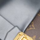 AAA Replica Louis Vuitton LV ONE HANDLE FLAP BAG MM MONOGRAM CANVAS/BLACK GHW