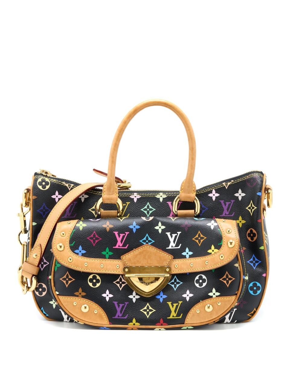 AAA Replica Louis Vuitton LV RITA BAG MULTICOLOUR MONOGRAM CANVAS BLACK GHW