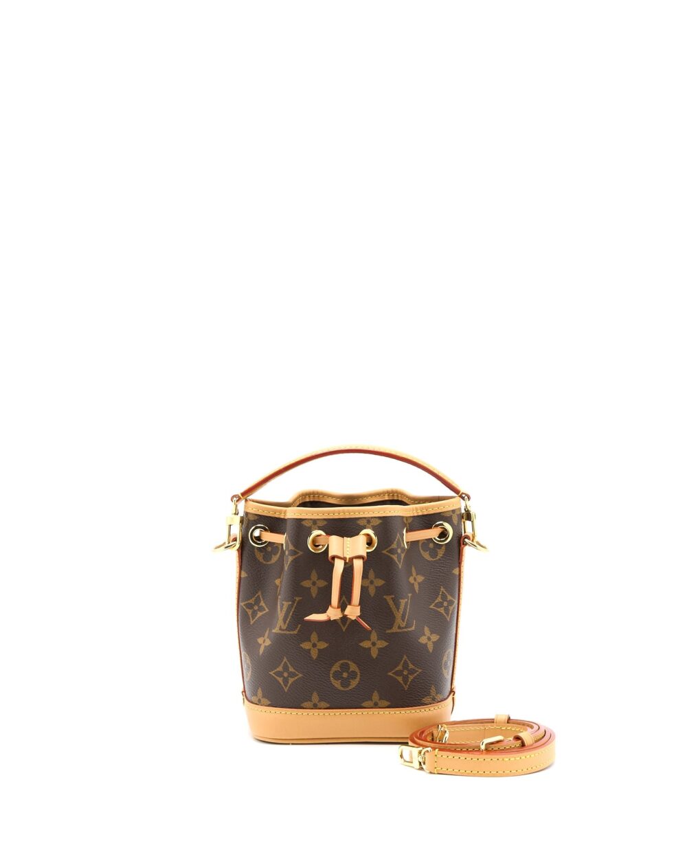 AAA Replica Louis Vuitton LV NANO NOE MONOGRAM CANVAS GHW (NEW VERSION)