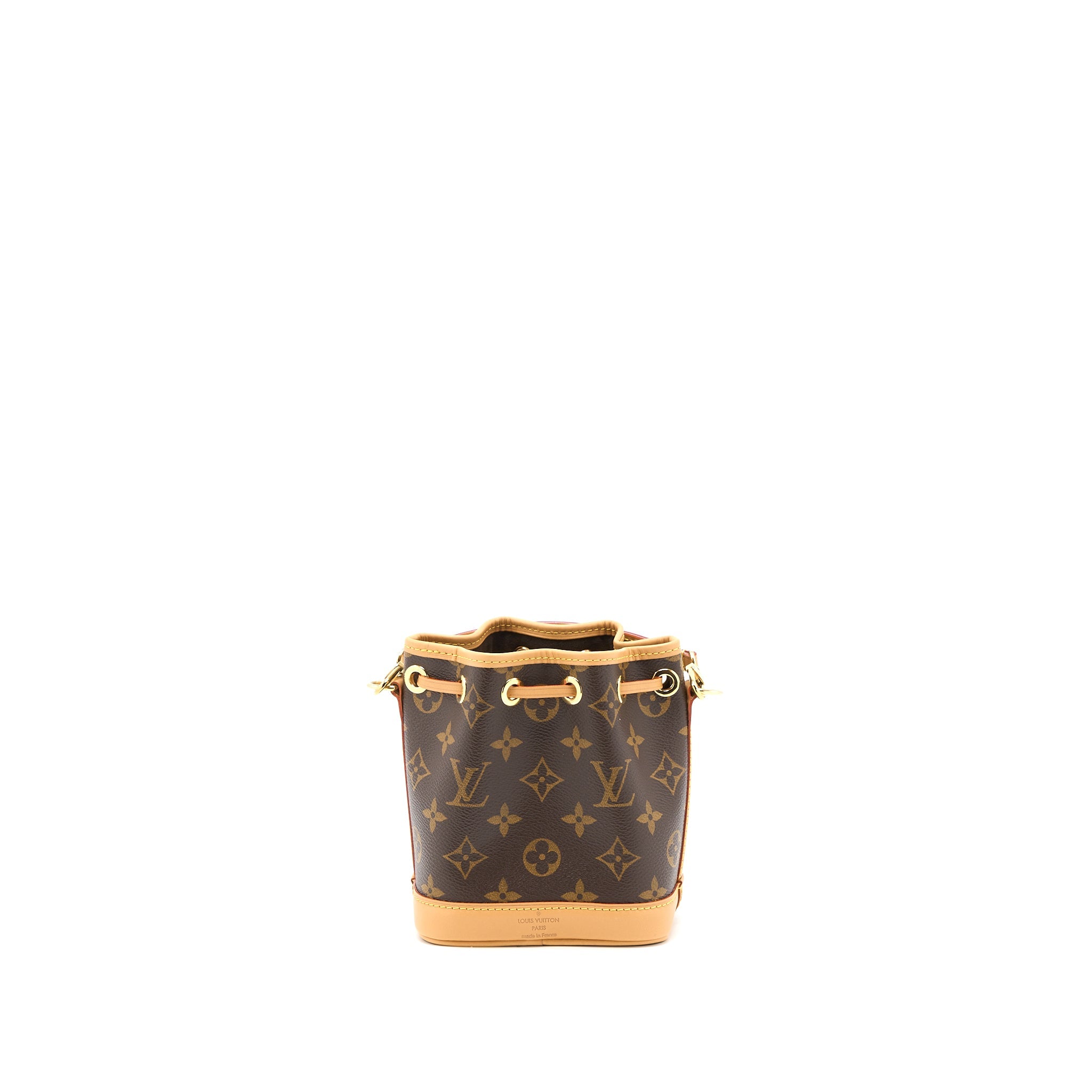 AAA Replica Louis Vuitton LV NANO NOE MONOGRAM CANVAS GHW (NEW VERSION)