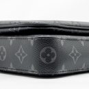 AAA Replica Louis Vuitton LV TRIO MESSANGER MONOGRAM ECLIPSE CANVAS BLACK/GREY WITH BLACK HARDWARE