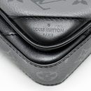 AAA Replica Louis Vuitton LV TRIO MESSANGER MONOGRAM ECLIPSE CANVAS BLACK/GREY WITH BLACK HARDWARE