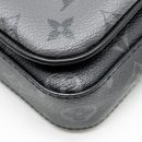 AAA Replica Louis Vuitton LV TRIO MESSANGER MONOGRAM ECLIPSE CANVAS BLACK/GREY WITH BLACK HARDWARE