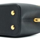 AAA Replica Louis Vuitton LV CAPUCINES MINI TAURILLON LIMITED EDITION BLACK GHW (NEW VERSION)