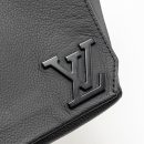 AAA Replica Louis Vuitton LV AEROGRAM TAKEOFF SLING BLACK GRAINED CALFSKIN BLACK HARDWARE