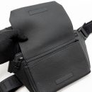 AAA Replica Louis Vuitton LV AEROGRAM TAKEOFF SLING BLACK GRAINED CALFSKIN BLACK HARDWARE