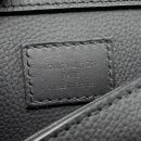 AAA Replica Louis Vuitton LV AEROGRAM TAKEOFF SLING BLACK GRAINED CALFSKIN BLACK HARDWARE