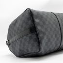 AAA Replica Louis Vuitton LV KEEPALL BANDOULIERE 45 DAMIER GRAPHITE CANVAS BLACK SHW