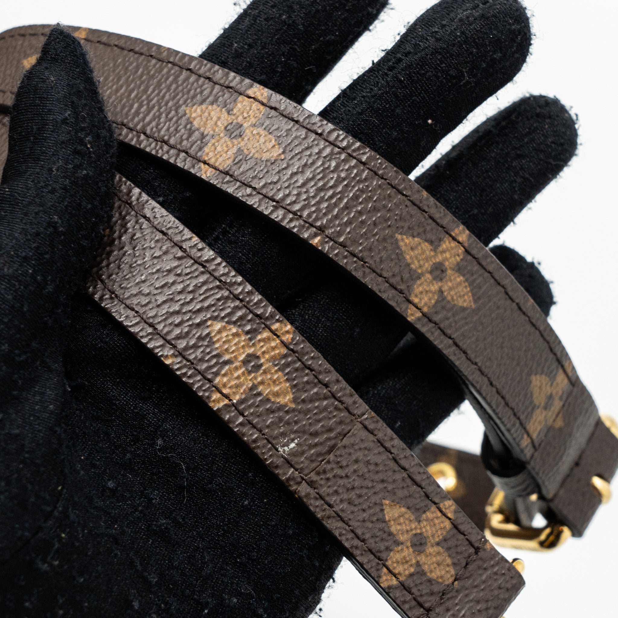 AAA Replica Louis Vuitton LV PALLAS MONOGRAM CANVAS SESAME GHW