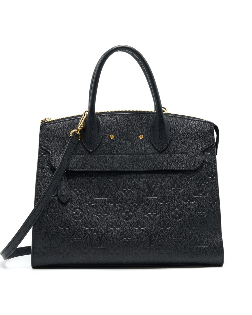 AAA Replica Louis Vuitton LV MONOGRAM EMPREINTE PONT NEUF MM NOIR