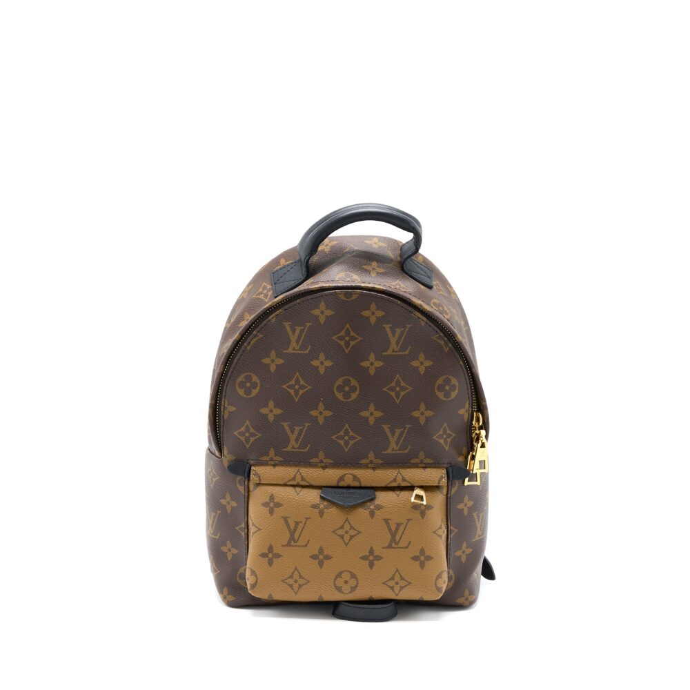 AAA Replica Louis Vuitton LV PALM SPRING BACKPACK PM MONOGRAM REVERSE CANVAS GHW