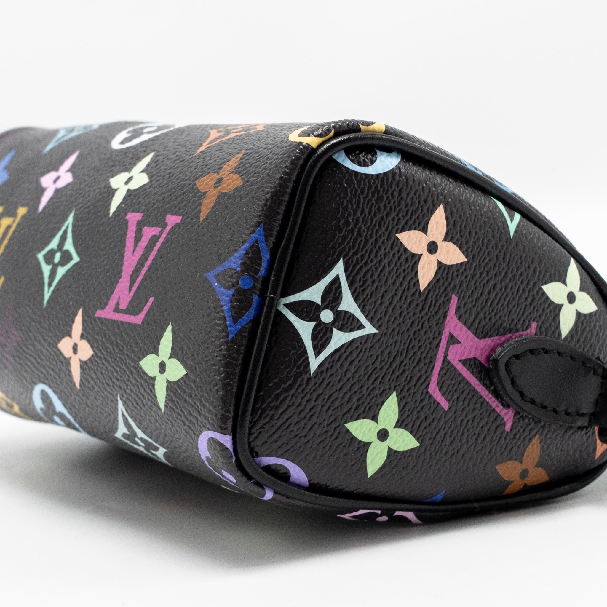 AAA Replica Louis Vuitton LV X TAKASHI MURAKAMI NANO SPEEDY MULTICOLOURED MONOGRAM CANVAS BLACK SHW