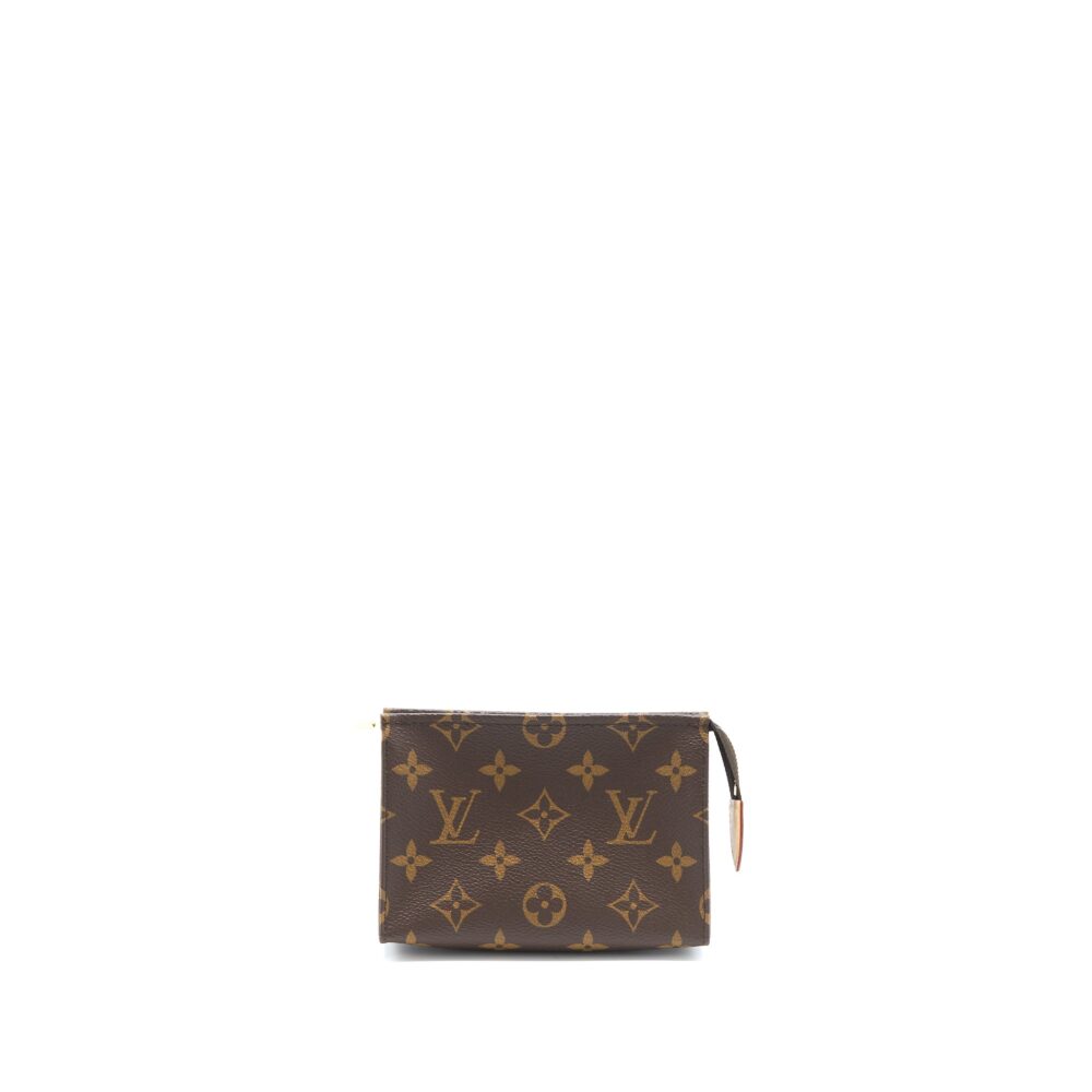 AAA Replica Louis Vuitton LV TOILETRY POCHETTE 15 MONOGRAM CANVAS GHW