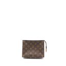 AAA Replica Louis Vuitton LV TOILETRY POCHETTE 19 MONOGRAM CANVAS GHW