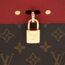 AAA Replica Louis Vuitton LV VENUS BAG LEATHER/MONOGRAM CANVAS RED YEAR 2016
