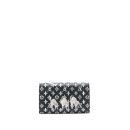 AAA Replica Louis Vuitton LV TWIST CHAIN WALLET MONOGRAM CATOGRAM CAT BLACK