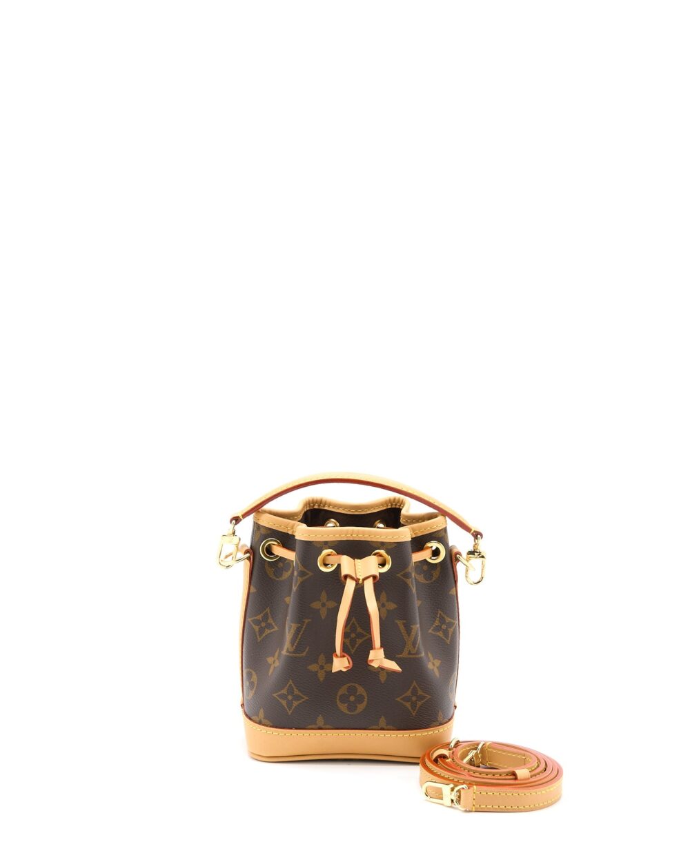 AAA Replica Louis Vuitton LV NANO NOE MONOGRAM CANVAS GHW (NEW VERSION)