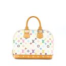 AAA Replica Louis Vuitton LV ALMA BAG MONOGRAM CANVAS WHITE/MULTICOLOURED GHW