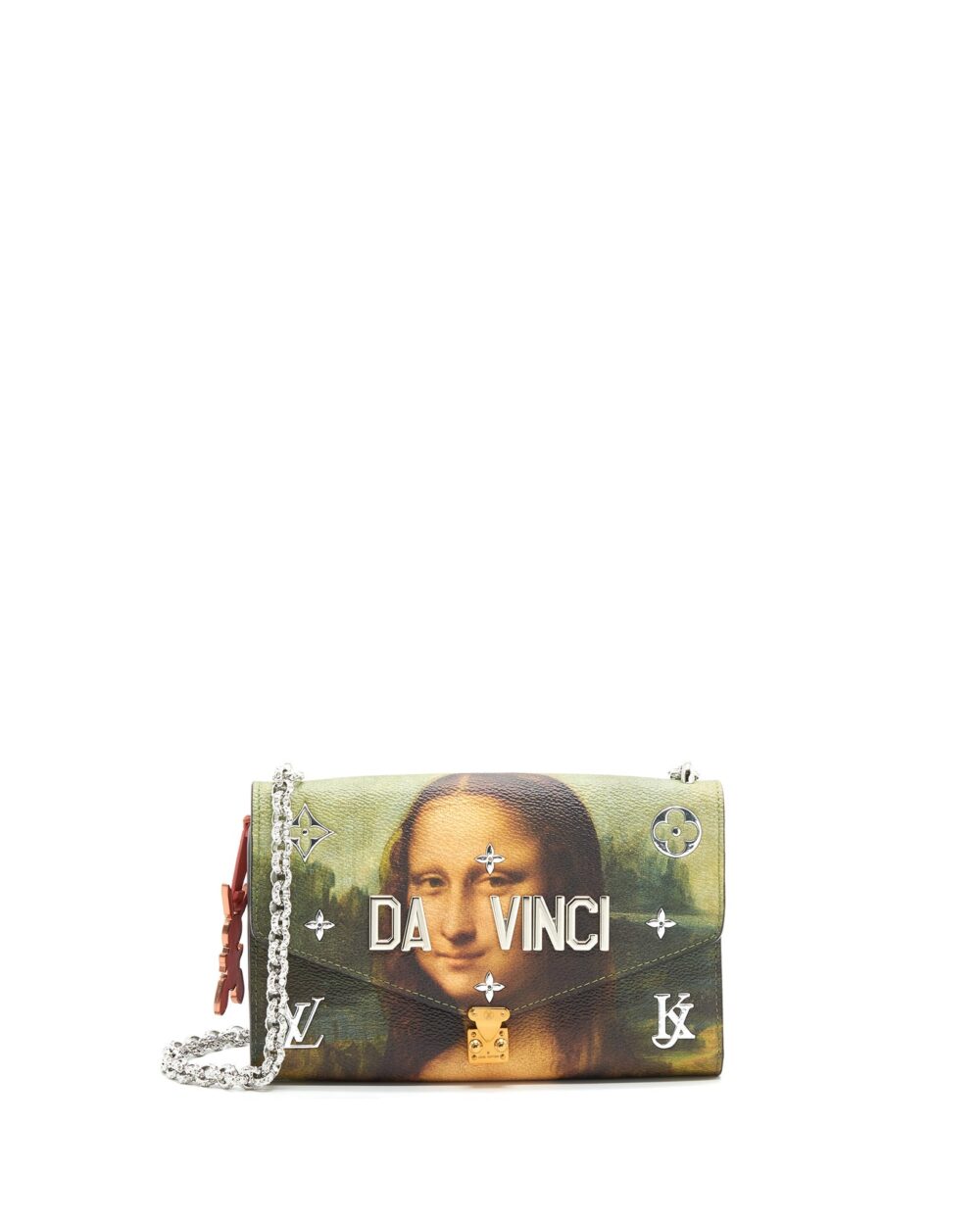 AAA Replica Louis Vuitton LV WALLET ON CHAIN JEFF KOONS DA VINCI LIMITED EDITION