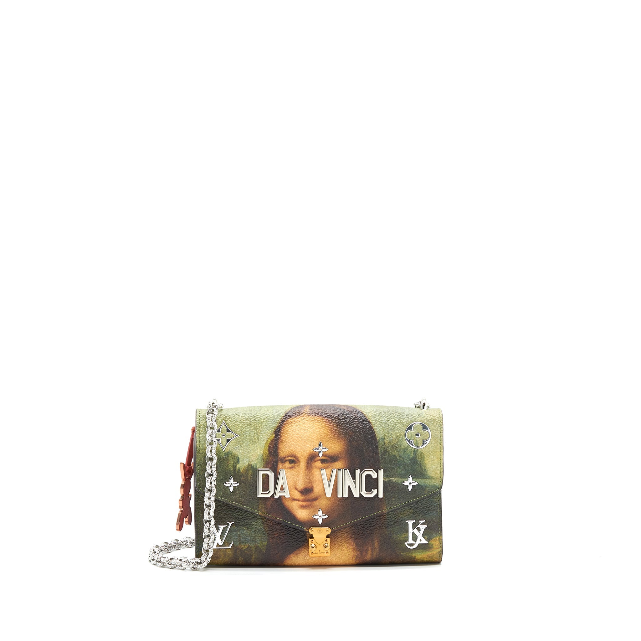 AAA Replica Louis Vuitton LV WALLET ON CHAIN JEFF KOONS DA VINCI LIMITED EDITION