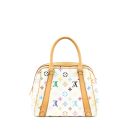 AAA Replica Louis Vuitton LV VINTAGE BOWLING BAG MONOGRAM CANVAS WHITE/MULTICOLOUR GHW