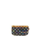 AAA Replica Louis Vuitton LV VINTAGE POCHETTE ACCESSORIES MONOGRAM CANVAS BLACK/MULTICOLOUR GHW