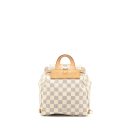 AAA Replica Louis Vuitton LV SPERONE BB BACKPACK DAMIER AZUR GHW