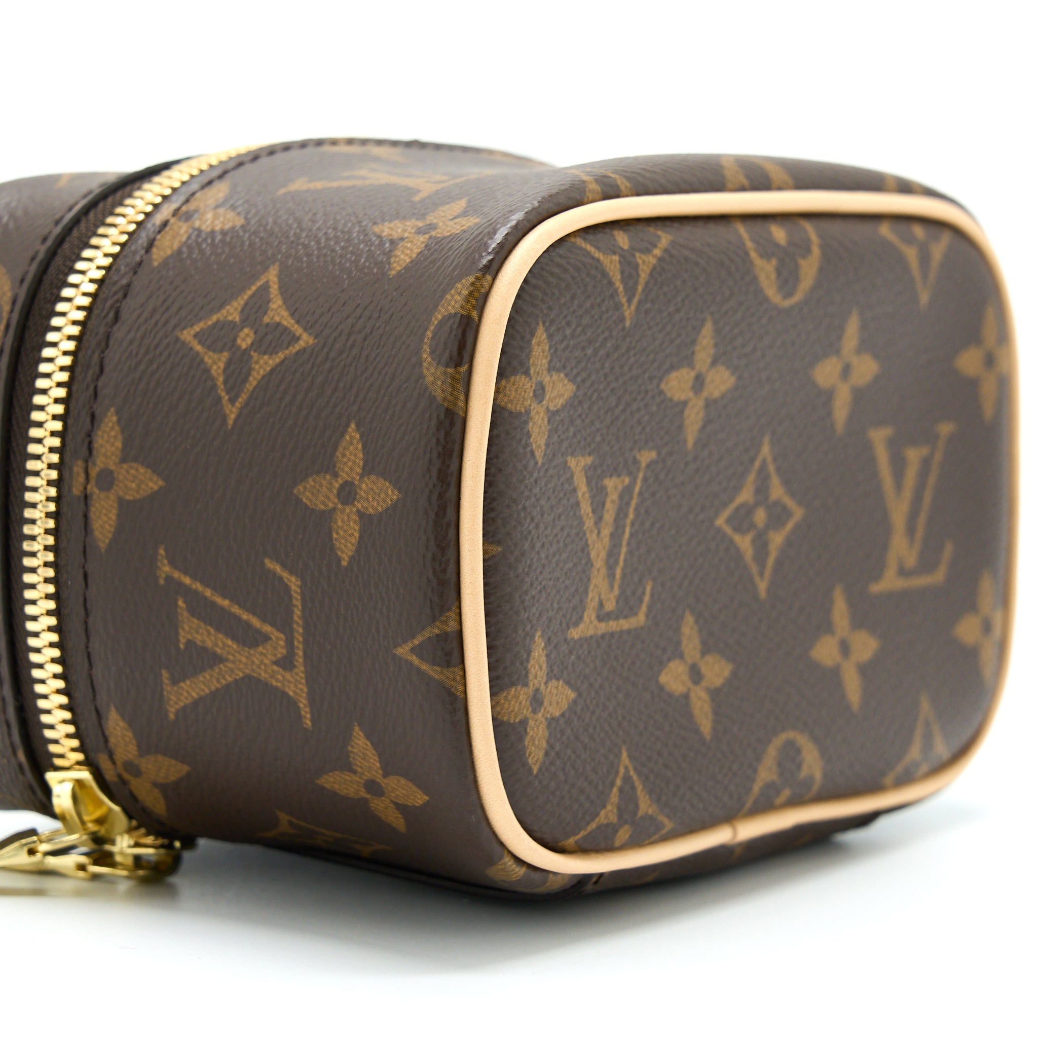 AAA Replica Louis Vuitton LV NICE NANO TOILETRY POUCH MONOGRAM CANVAS GHW