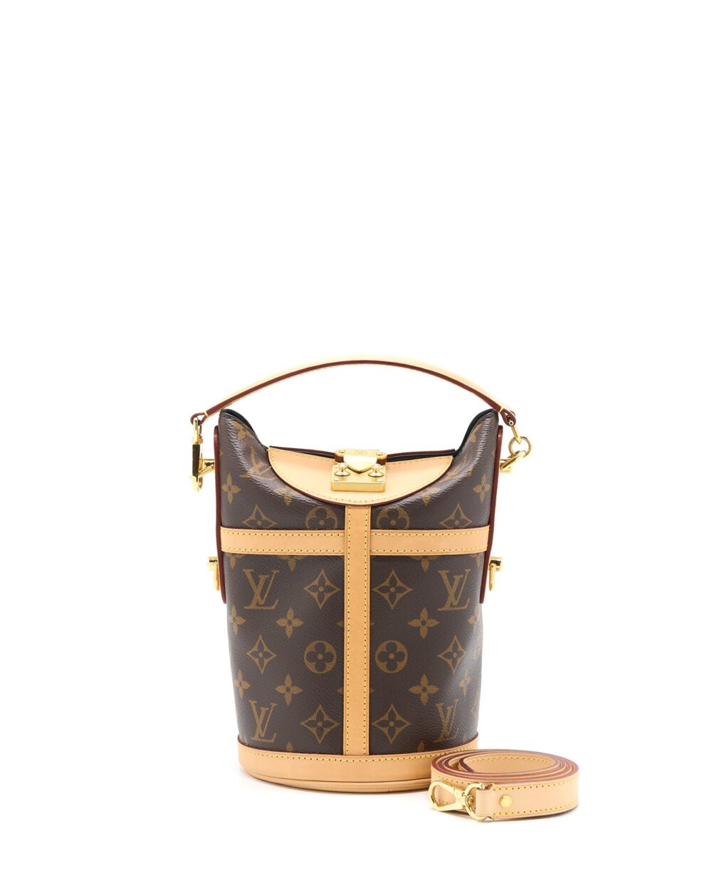 AAA Replica Louis Vuitton LV DUFFLE BAG MONOGRAM CANVAS GHW