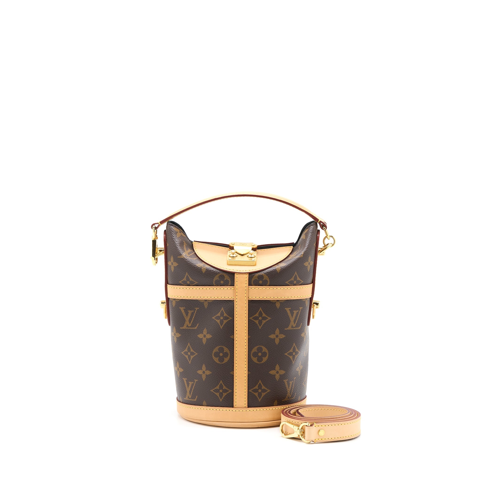 AAA Replica Louis Vuitton LV DUFFLE BAG MONOGRAM CANVAS GHW