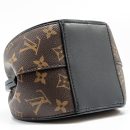 AAA Replica Louis Vuitton LV BOURSICOT CHAIN BAG REVERSE MONOGRAM CANVAS/LEATHER BLACK HARDWARE