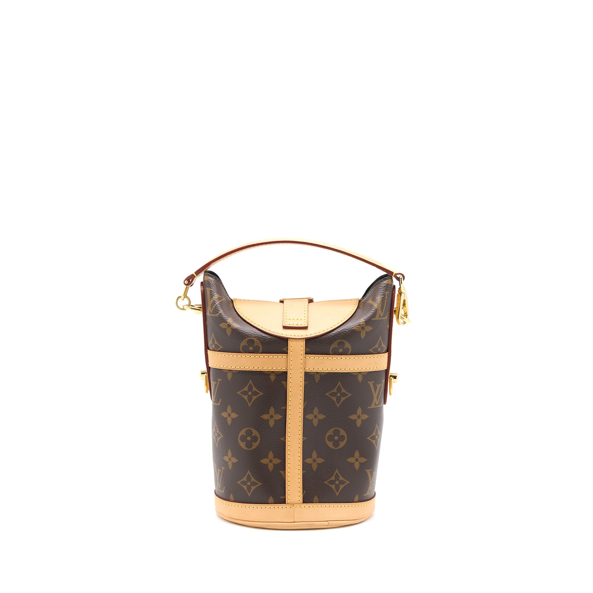 AAA Replica Louis Vuitton LV DUFFLE BAG MONOGRAM CANVAS GHW