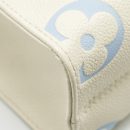 AAA Replica Louis Vuitton LV ONTHEGO PM BICOLOUR MONOGRAM EMPREINTE LATTE/CANDY BLUE GHW