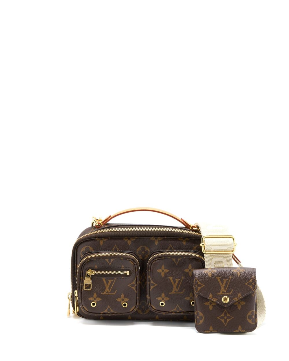 AAA Replica Louis Vuitton LV UTILITY CROSSBODY BAG MONOGRAM CANVAS GHW
