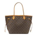 AAA Replica Louis Vuitton LV VINTAGE NEVERFULL MM MONOGRAM CANVAS GHW