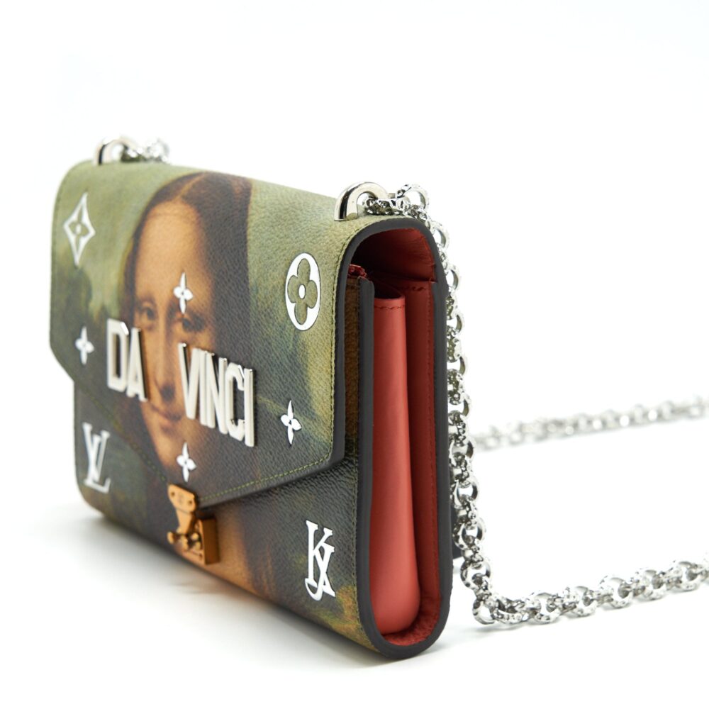 AAA Replica Louis Vuitton LV WALLET ON CHAIN JEFF KOONS DA VINCI LIMITED EDITION