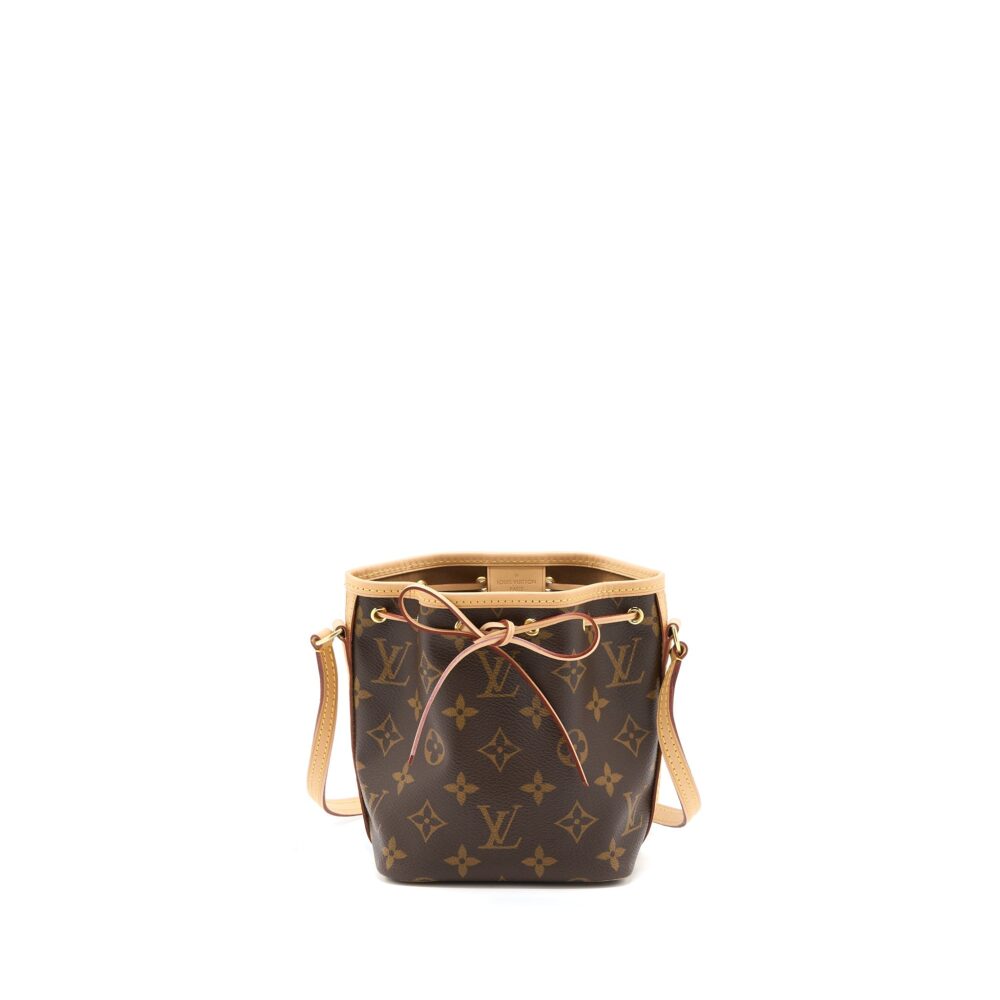AAA Replica Louis Vuitton LV NANO NOE MONOGRAM CANVAS GHW