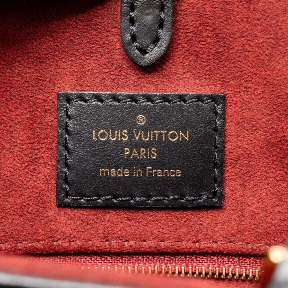 AAA Replica Louis Vuitton LV ONTHEGO MM MONOGRAM EMPREINTE LEATHER BLACK/BEIGE GHW