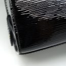 AAA Replica Louis Vuitton LV BOWLING BAG EPI PATENT BLACK