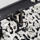 AAA Replica Louis Vuitton LV CAPUCINES MINI LIMITED EDITION SUQUIN / LEATHER MULTICOLOUR BLACK SHW