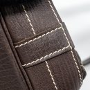 AAA Replica Louis Vuitton LV LIN NOE BAG FABRIC / LEATHER EBENE GHW