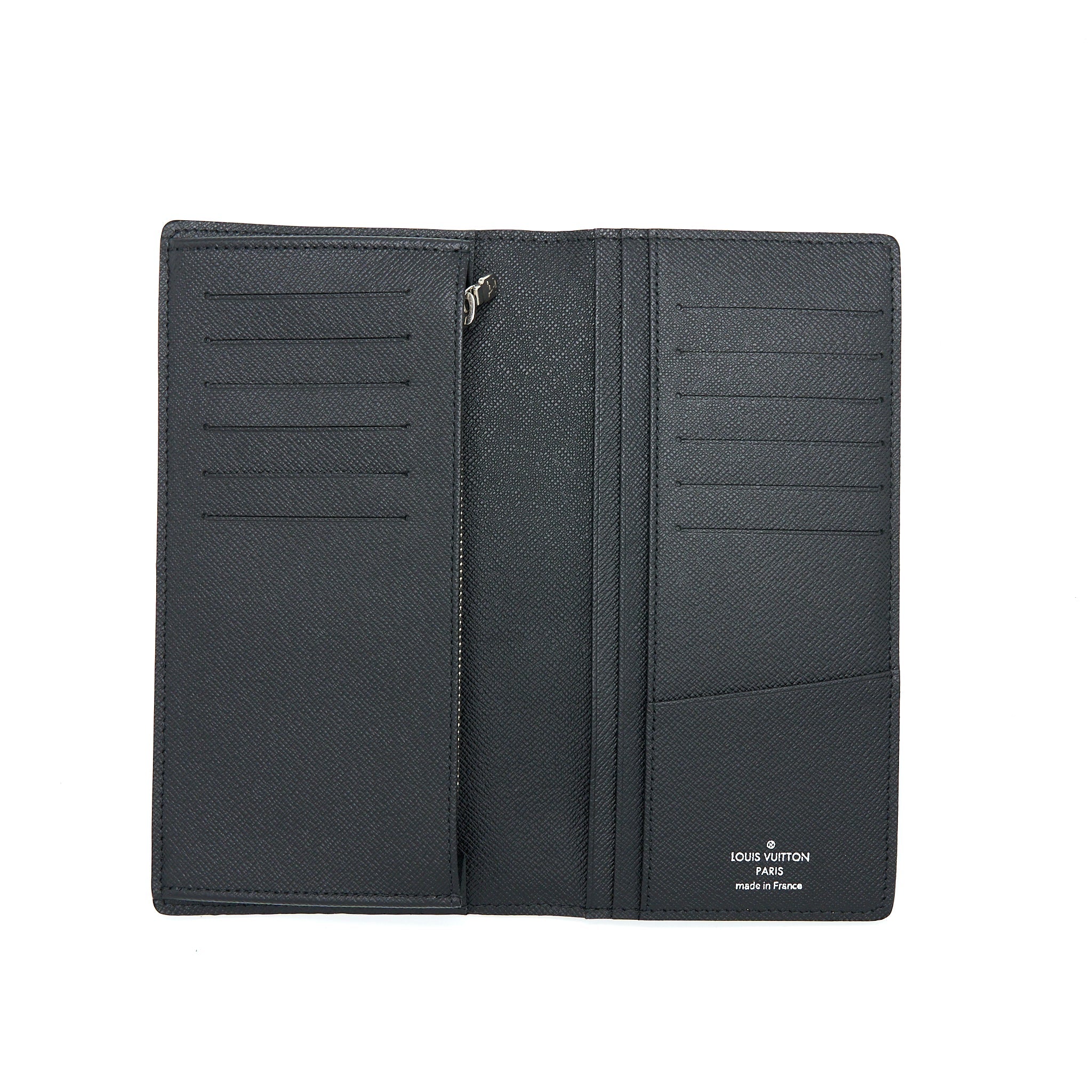 AAA Replica Louis Vuitton LV BRAZZA WALLET DAMIER GRAPHITE CANVAS