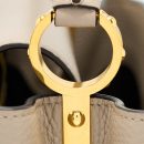 AAA Replica Louis Vuitton LV CAPUCINE MM TAURILLON GALET GHW