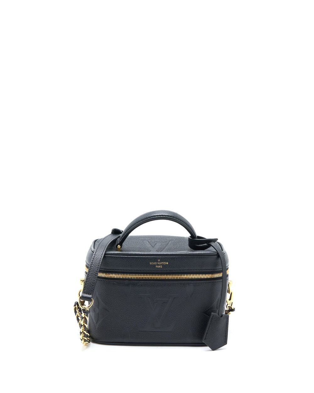 AAA Replica Louis Vuitton LV VANITY PM MONOGRAM EMPREINTE CALFSKIN BLACK GHW