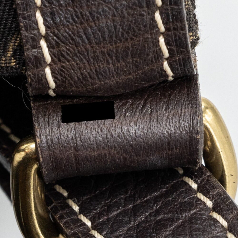 AAA Replica Louis Vuitton LV LIN NOE BAG FABRIC / LEATHER EBENE GHW