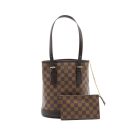 AAA Replica Louis Vuitton LV MARAIS DAMIER EBENE PETIT BUCKET BAG