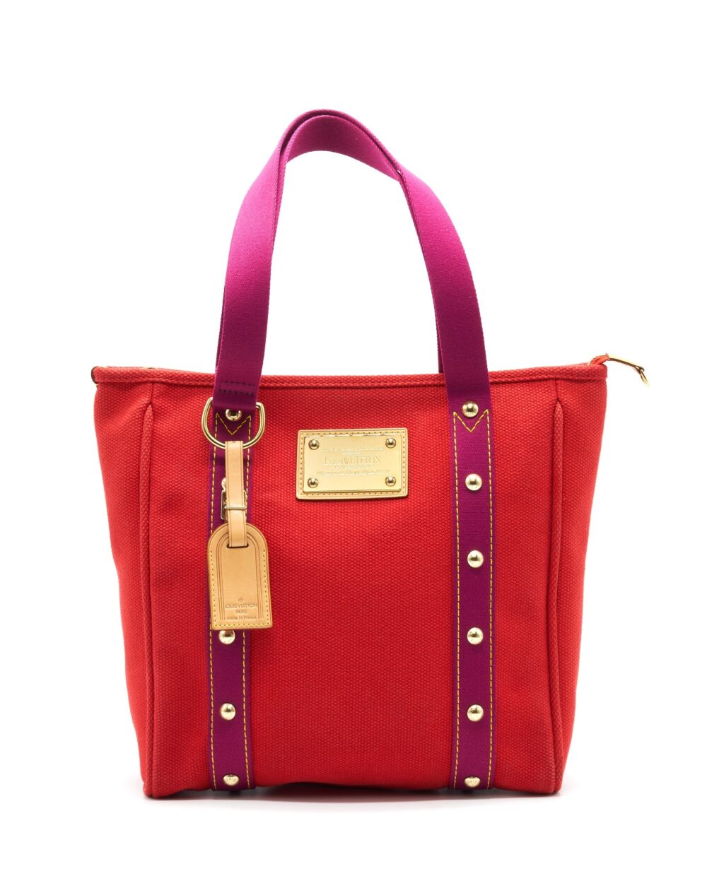 AAA Replica Louis Vuitton LV CANVAS TOTE BAG IN RED