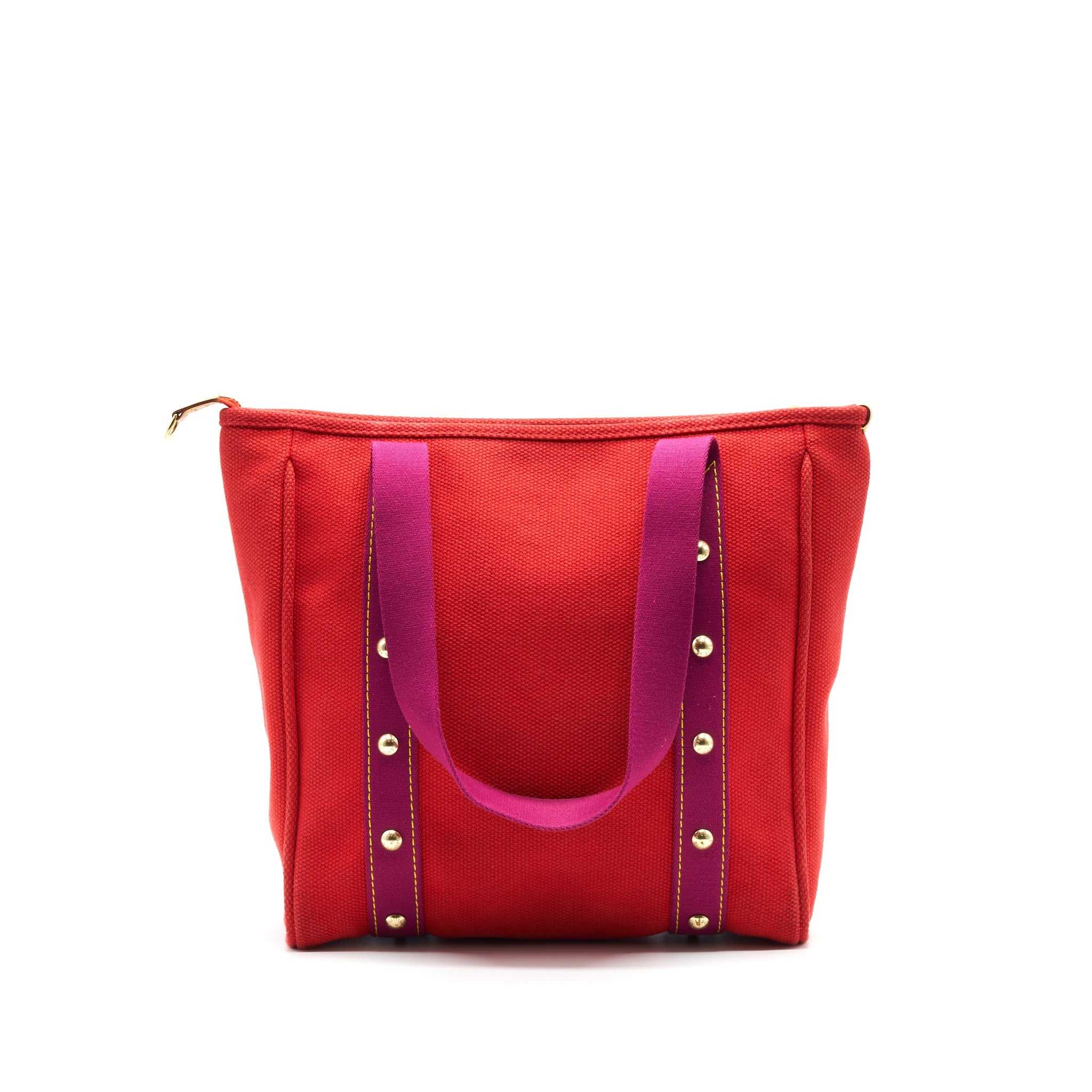 AAA Replica Louis Vuitton LV CANVAS TOTE BAG IN RED