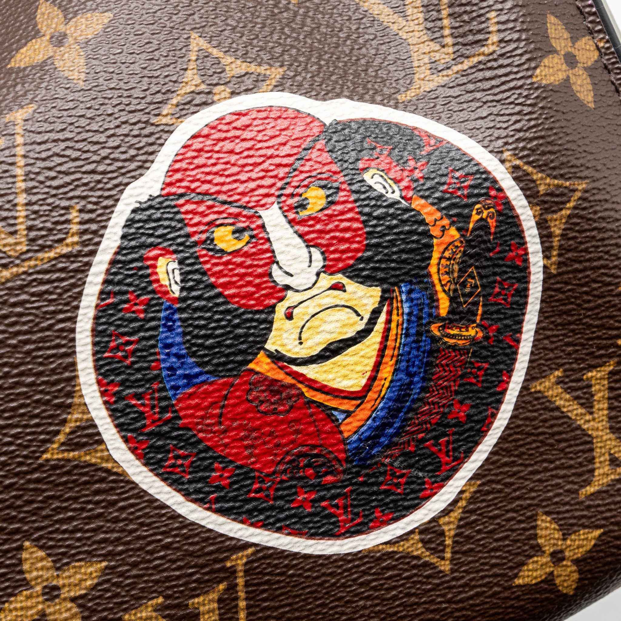 AAA Replica Louis Vuitton LV KABUKI LIMITED EDITION SPEEDY 30 MONOGRAM CANVAS/EPI MULTICOLOUR GHW