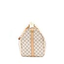 AAA Replica Louis Vuitton LV KEEPALL BANDOULIERE 55 DAMIER AZUR CANVAS GHW
